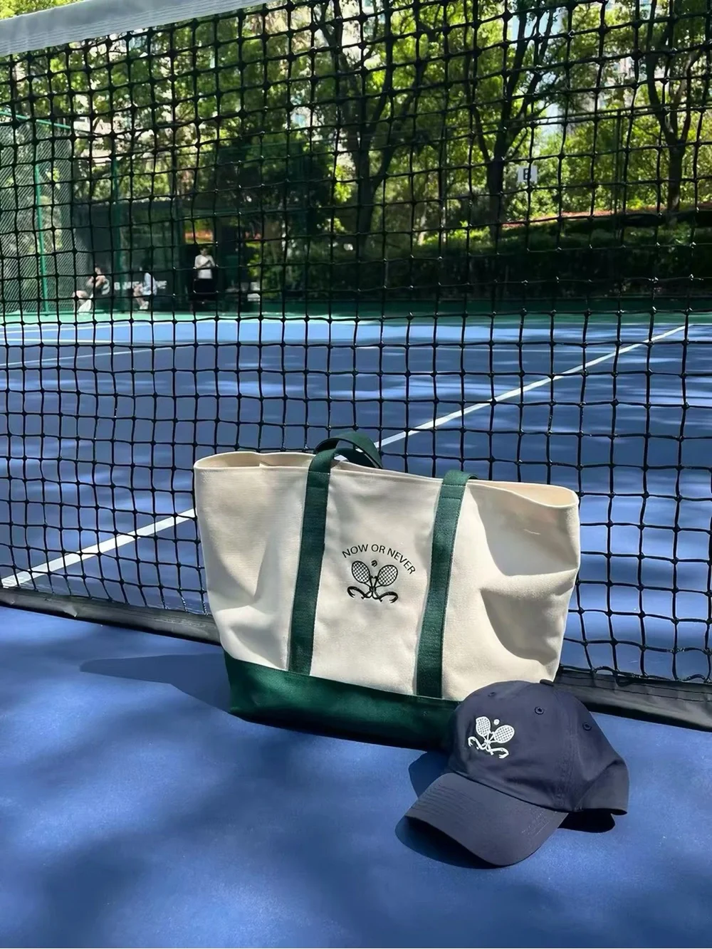 Canvas Tennis Tote Bag